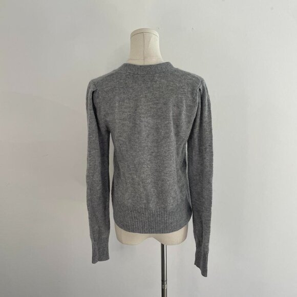 Veronica Beard Soleen Cashmere Cardigan | Heather Grey | Women’s Size Small - Picture 3 of 5